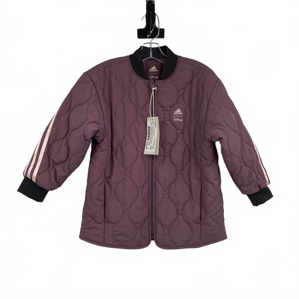 Adidas x Disney Kids Purple Quilted Puffer Jacket | Girls Size 4